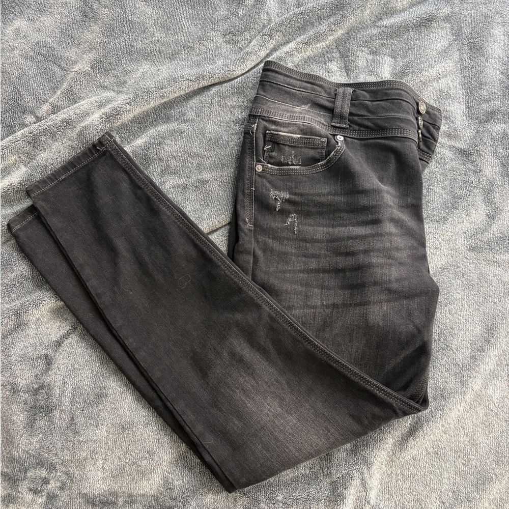 KanCan Women’s Charcoal Skinny Jeans